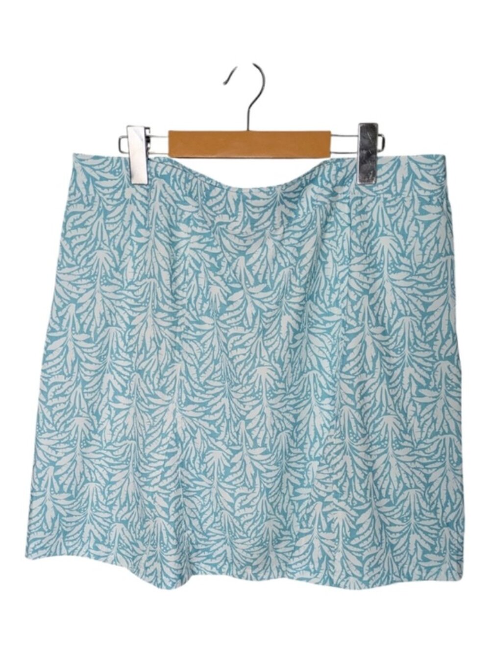 Rip Skirt Hawaii Size XL Length 2  Skirt Matisse Coastal Print White Aqua